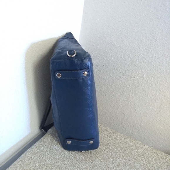 Coach Ashley Blue Leather Bag - Picture 6 of 8